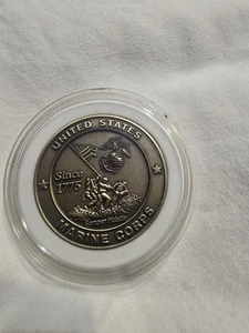 United States Marine Corps Parris Island Challenge Coin - Picture 1 of 4
