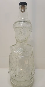 Antique - Alleroe Calliano 1897 - "Napoleonic Soldier" Glass Decanter Bottle - Picture 1 of 13