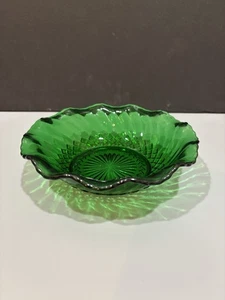 Vintage Anchor Hocking grün Glas 5,5" Schüssel - Bild 1 von 5