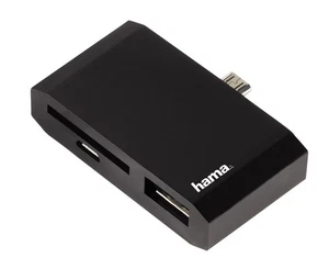 Hama OTG Adattatore Micro USB Lettore di Schede SD Hub USB per Cellulari Android Tablet - Foto 1 di 7