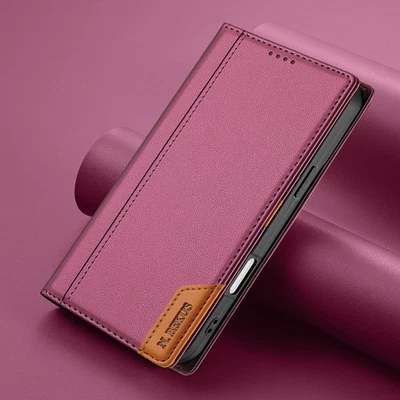 Para Apple iPhone 17 Pro Max Air Lujo A prueba de golpes Abatible Billetera Teléfono Estuche Cuero Foto 1 de 4