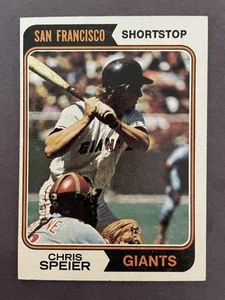 1974 Topps #129 Chris Speier San Francisco Giants - Picture 1 of 2