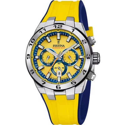 Orologio Festina Chrono Bike uomo in acciaio e silicone ref. 20671/4 - Immagine 1 di 2