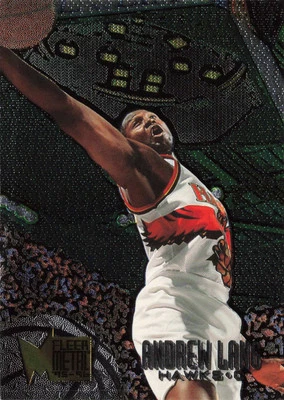 Andrew Lang #124 1995-96 Metal Atlanta Hawks Basketball - Image 1 of 2
