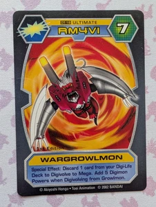 Digimon D-Tector - WarGrowlmon DT-18 - Serie 1 Bandai 2002 - Foto 1 di 2