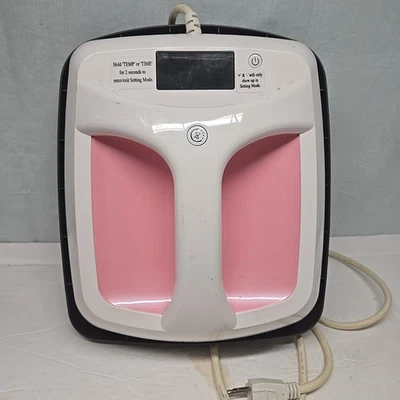 Power Press HPM-0000-PK Máquina de Prensa de Calor Portátil Rosa 12"x10" Foto 1 de 4