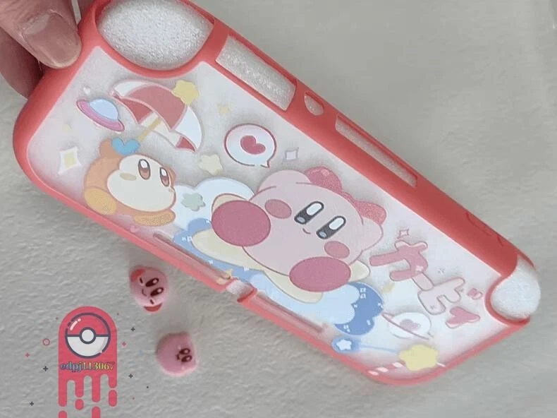 Cartoon Kirby Nintendo switch LITE Case Silicone Case - Image 1 of 4