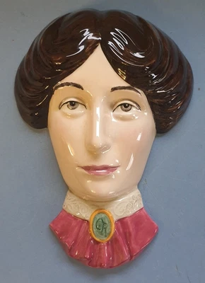 a130 Kevin Francis Charlotte Rhead Wall Mask By Douglas V. Tootle 66/200 - Image 1 of 2