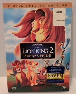 The Lion King 2: Simba's Pride (DVD, 2004, Two-Disc Special Edition) NEW - Picture 1 of 5