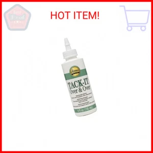Aleene's 29-2 Tack-It Over & Over Liquid Glue 4oz, Clear - Picture 1 of 2