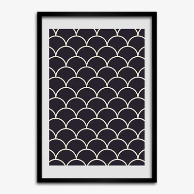 Tulup Foto auf MDF Wanddekoration Kunst Wohnzimmer 70x100cm Fischschuppen - Bild 1 von 4