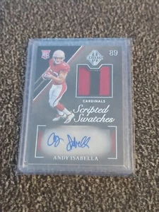 Panini Majestic 2019 - Rookie Scripted Swatches #121 Andy Isabella /99 Cardinals - Foto 1 di 2