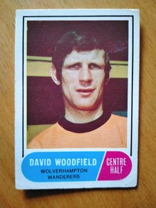 David Woodfield Wolves #117 A&BC Footballers Green Back 1969
