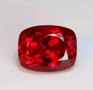 AAA+ Natural 5 Ct+ Rubí Paloma Sangre Rojo Cojín Corte Certificado Piedra Preciosa Suelta - Imagen 1 de 5
