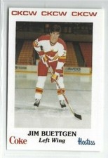 1985-86 Moncton Golden Flames (AHL) Jim Buettgen
