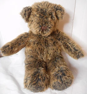 First and Main #1546 Fuzzy Two-Toned Teddy Bear Plush Stuffed Animal 13 1/4” - Picture 1 of 9