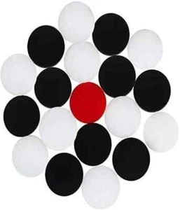 Carrom Coins and 1 Striker Set Acrylic Plastic for Smooth Play Carrom Board Game - Picture 1 of 6