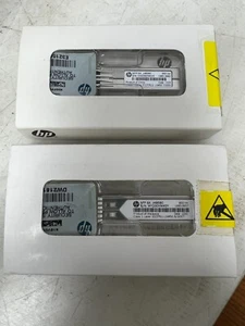 👀 2) NEW HP J4858C X121 1G SFP LC SX TRANSCEIVER 1990-3662 LOT OF 2 - Picture 1 of 6
