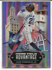 2023 TOPPS UPDATE HOME FIELD ADVANTAGE HA-23 JAZZ CHISHOLM JR. SSP