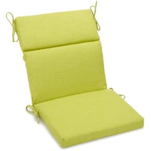Blazing Needles Spun Polyester Outdoor Seat/Back Chair Cushion Lime - Picture 1 of 1