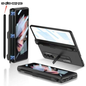Case for samsung galaxy z fold 3 shockproof tempered glass hybrid folding cover - Picture 1 of 12