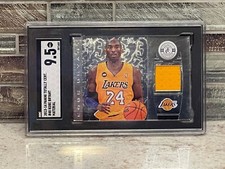 KOBE BRYANT ~ 2013-14 Panini Totally Certified Materials #48 SGC 9.5 Mint+ Relic