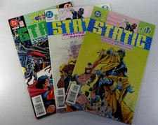 DC STATIC (1993) #9-10 NM + #14 VG/FN MILESTONE Lot Ships FREE!