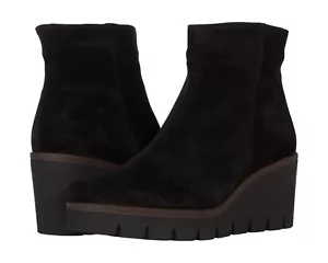 Gabor Wedge Boot Black Suede - Picture 1 of 5