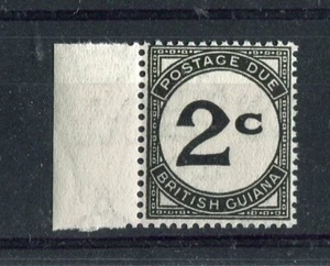 British Guiana KGVI 1940-55 Postage due 2c black SG.D2 CW.PD2 rough paper MNH - Picture 1 of 1