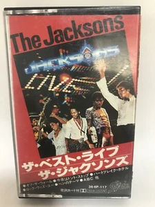 JACKSONS LIVE JAPAN ISSUE CASSETTE TAPE EPIC SONY 36.6P-117 - Picture 1 of 8