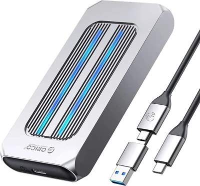 ORICO M.2 NVMe SSD Enclosure USB 3.1 Gen 2 Type C PCIe M2 Adapter M-Key B+M Key - Image 1 of 4
