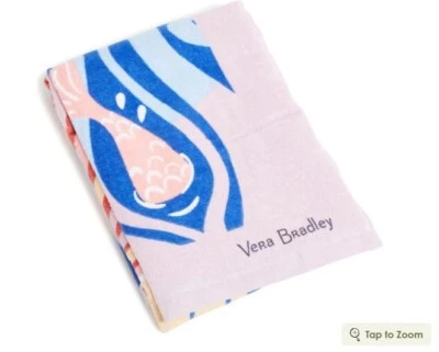 Vera Bradley Cotton Beach Towel 33" x 66" oceanfront  poolside  R$45 - Image 1 of 3