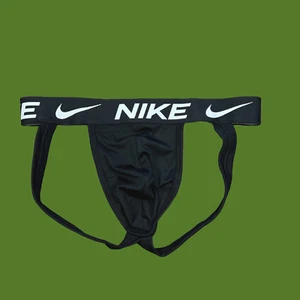 Nike mens black microfiber jock strap jockstraps underwear size S M L XL 2XL - Picture 1 of 6