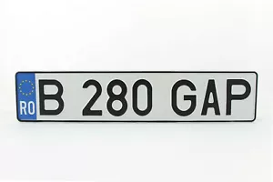 replica custom Romania car license plate with text and numbers 52x11 top quality - Picture 1 of 4