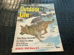 JANUARY 1968 OUTDOOR LIFE vintage hunting & fishing magazine - Imagen 1 de 1