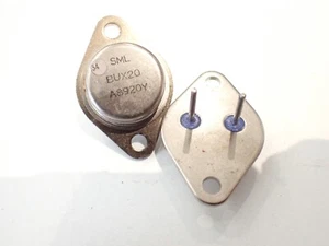 TRANSISTOR DE POTENCIA SEMELAB SML ORIGINAL BUX20 NPN 160V 50A 350W TO3 AUDIO VINTAGE - Imagen 1 de 4