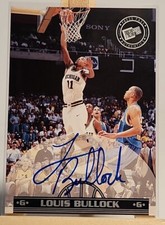 1999 PRESS PASS AUTHENTICS AUTOGRAPHS #26 LOUIS BULLOCK