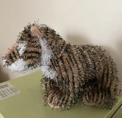 Ganz Webkinz Tiger HM032  Black Brown Striped No Code Included - Image 1 of 4