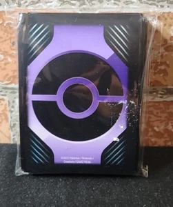 Pokemon TCG Trainer Tool Kit Deck Sleeves Pavk Of 65 Purple Pokeball - Picture 1 of 2