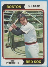 1974 Topps Rico Petrocelli #609 Boston Red Sox