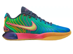 Nike Lebron James XXI 20 Blue Green Orange Basketball Shoes ALL SIZES HF5352-400 - Picture 1 of 12