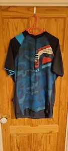 Maglia bicicletta uomo Reebok Playice maglia ruota MTB blu/nero mimetica XL - Foto 1 di 6