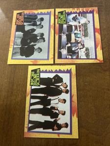 1989 New Kids on the Block 3 Card Posing Lot 2 NM+ Free Shipping!