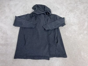 Zella Sweater Womens Extra Large Gray Cardigan Open Front High Cowl Neck Ladies - Picture 1 of 17