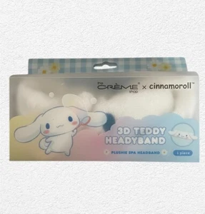 The Crème Shop x CINNAMOROLL 3D TEDDY PLUSH SPA HEADBAND - Picture 1 of 2