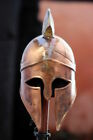 Médiévale Knight Jeu De Rôle Warrior Grec Métal Plume Corinthien Casque