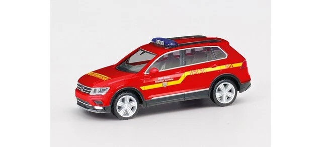 Herpa 095969 - 1/87 VW Tiguan Voiture D'Intervention „Pompier Goslar“ - Neuf - Photo 1/1