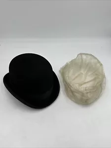 1950’s? Beaver Hats Major made in USA The hat Lady Wash. 100% Fur 6 3/4 Custom - Picture 1 of 10