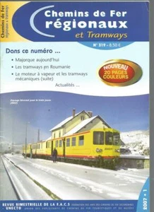 CHEMINS DE FER REGIONAUX & TRAMWAYS N°319 MAJORQUE / ROUMANIE / MOTEUR A VAPEUR - Imagen 1 de 1