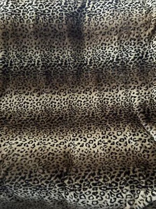 Animal Fun Faux Fur Fabric Material - Leopard Print Low Pile Very Soft-NEW - Picture 1 of 4